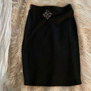 Nasty gal ribbed skirt